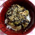 クック49L4Ho☆'s cooksnap of when they made なす 甘味噌丼【覚書】.