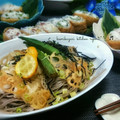 かおりかざり's cooksnap of when they made 蓮根チップがサクサク♡揚げ餅おろしそば.