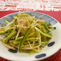 赤い電話's cooksnap of when they made もやしときゅうりのナムル.