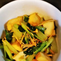 クック2NR50H☆'s cooksnap of when they made ♡簡単♡小松菜と厚揚げのバター醤油炒め♡.