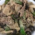 大阪のちゃーちゃん's cooksnap of when they made ビーフと茄子とピーマンの胡麻味噌炒め.