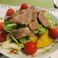 さぁ★たぁ★'s cooksnap of when they made ビーフ焼肉サラダ（焼肉のタレレシピ付）.