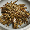 yummy?'s cooksnap of when they made ごぼうの甘辛和え♪クセになる食感.