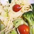 クックRKLL36☆'s cooksnap of when they made トマトとアボカドの冷製パスタ.