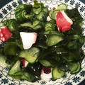 まきろんカフェ's cooksnap of when they made たこと胡瓜とわかめの酢の物.