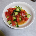 ☆へーちゃん☆'s cooksnap of when they made ざく切りトマトと胡瓜の中華サラダ.