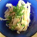 クックBRWGN3☆'s cooksnap of when they made おつまみに。ミミガーの辛子ポン酢和え.