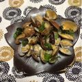 ぽぽきゅ's cooksnap of when they made 大葉が香る♬アサリの酒蒸し.