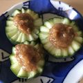 Yokchina's cooksnap of when they made きゅうりにどうぞ☆うめ味噌.