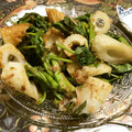 ☆Rokko☆'s cooksnap of when they made もう１品に。モロヘイヤとちくわの簡単炒め.