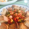 ☆糖質減らしてます☆'s cooksnap of when they made カットトマト缶で簡単煮込みとトースト.