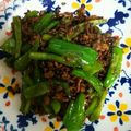 あい♡りく's cooksnap of when they made ピーマンと合いびき肉のカレー炒め.