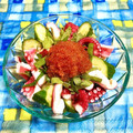 ゆにこーん☆'s cooksnap of when they made 簡単！きゅうりとタコのとびっこ和え♪.