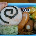 竜駕ママ's cooksnap of when they made 梅雨時期に♡超簡単！かたつむりのキャラ弁.