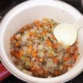 クックAXG5QJ☆'s cooksnap of when they made すぐに柔らか♫離乳食 根菜とひき肉の煮物.