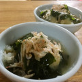 広野のタイタン's cooksnap of when they made 生わかめと大根おろしのじゃこポン和え.