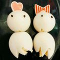 curisupin's cooksnap of when they made キャラ弁　てるてるぼうず.