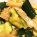 ＊にょにょん＊'s cooksnap of when they made たたきキュウリとメンマのラー油和え！.