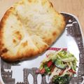 haruboomam's cooksnap of when they made インドカレーに！ふわふわチーズナン.