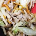 クック0KFDPJ☆'s cooksnap of when they made 豚バラと野菜のバター醤油炒め.