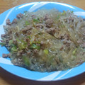 クック8D0BQL☆'s cooksnap of when they made 簡単うまい！豚ひき肉と春雨の中華炒め.