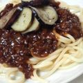 CoffeeCoco's cooksnap of when they made 揚げ茄子と挽肉の辛味ミートパスタ.