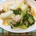 メイジももんじゃ's cooksnap of when they made 鶏肉と玉ねぎの甘酢あんかけ.