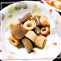 ROLΕ's cooksnap of when they made 作り置きにこんにゃくとちくわの甘辛.
