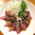 ゆすひと's cooksnap of when they made カツオのカルパッチョ～バジルソースで☆.