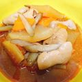 skmyk's cooksnap of when they made ●味付けモツ利用！簡単モツ煮込み●.