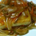 ナーちゃん's cooksnap of when they made 豆腐ステーキの甘酢野菜あんかけ.