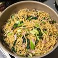 梅。料理修行中's cooksnap of when they made めんつゆで作る☆和風パスタ.