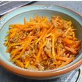 卯月のうさぎ２０１４'s cooksnap of when they made 簡単！人参の大量消費に！にんじんしりしり.