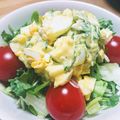 ヅカマ's cooksnap of when they made ランチ夕食に♪胡瓜とゆで卵だけのサラダ.