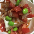 けんけん0801's cooksnap of when they made 低糖質♪らっきょとトマトのさっぱり冷奴.