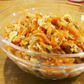 しじみごはん's cooksnap of when they made 人参ピーマンえのきの卵とじ.
