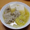 ちびさと☆'s cooksnap of when they made あじのつみれ団子　<*)) >=<.