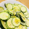 dfycc's cooksnap of when they made ズッキーニのカルパッチョ.