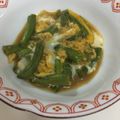 ＃Yuzu＃'s cooksnap of when they made インゲンの卵とじ.