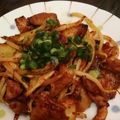 miminomusi's cooksnap of when they made 超楽々 居酒屋 鶏皮キムチ 作ります.
