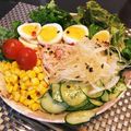 maricocoa's cooksnap of when they made ピエトロ風サラダスパゲティ.