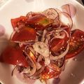 miya5☆'s cooksnap of when they made 新玉ねぎとトマトのごまマリネ.