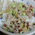 curisupin's cooksnap of when they made 【離乳食後期】魚と豆腐の枝豆ナゲット.