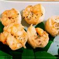 タケちゃん☆'s cooksnap of when they made （お弁当）海老のガーリックアンチョビ炒め.