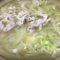 amileamila's cooksnap of when they made 生姜鍋の豚しゃぶ♪千切り野菜たっぷり^^.