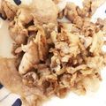 uuぽぽん's cooksnap of when they made 豚こまの味噌マヨガーリック.