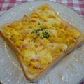 ノチアチ's cooksnap of when they made 朝食にどう！？コーンなトースト.