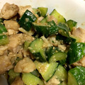 oおれんじo's cooksnap of when they made 鶏もも肉ときゅうりの味噌炒め.