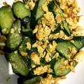 クックC9ZFTA☆'s cooksnap of when they made 簡単10分・キュウリと卵の塩炒め.