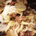 しるくひめ's cooksnap of when they made サバの味噌煮缶とキャベツの納豆炒め♥.
